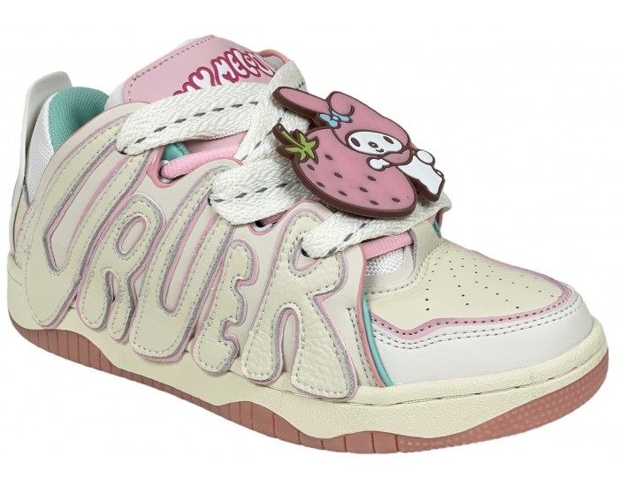 Фирменные кроссовки Old Order My Melody White Pink купить в Москве и РФ